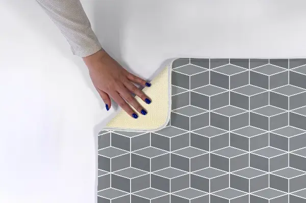 Kilimas Geometrinis raštas su kubeliais