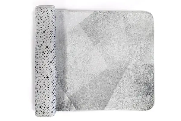 Modernus kilimas Geometriniai pilki gradientai