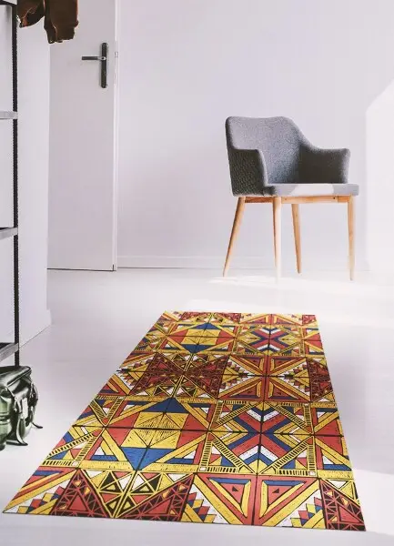 Vinilinis kilimas Spalvingos plytelės
