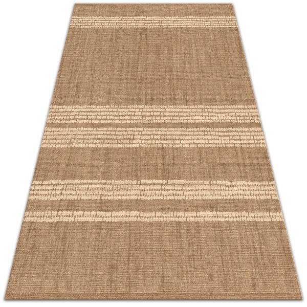 Vinilinis kilimas Smėlio spalvos su linijomis