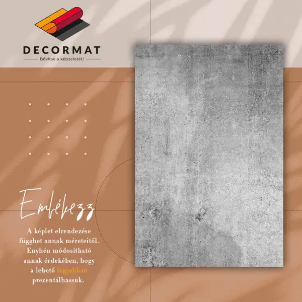 Vinilo kilimas Pilkas betonas