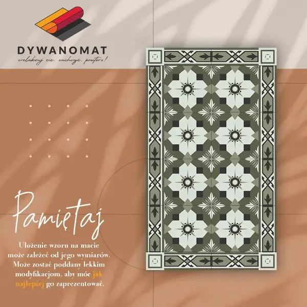 Vinilinis kilimas Plytelių geometrinis raštas