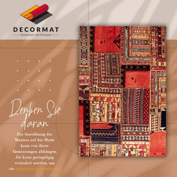 Vinilo kilimas Patchwork abstrakcija