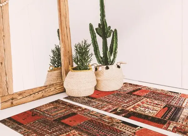 Vinilo kilimas Patchwork abstrakcija