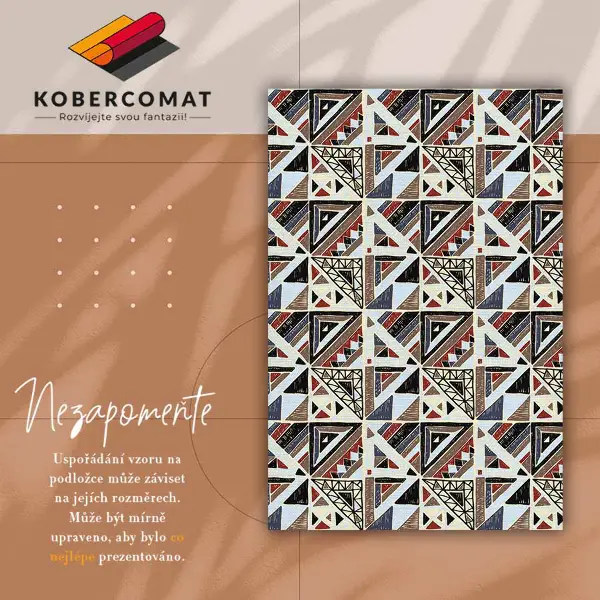 Vinilo kilimas Geometrinė mozaika