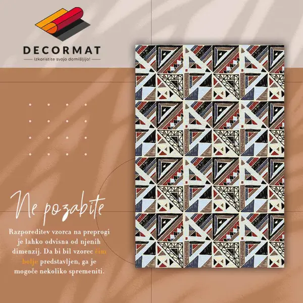 Vinilo kilimas Geometrinė mozaika