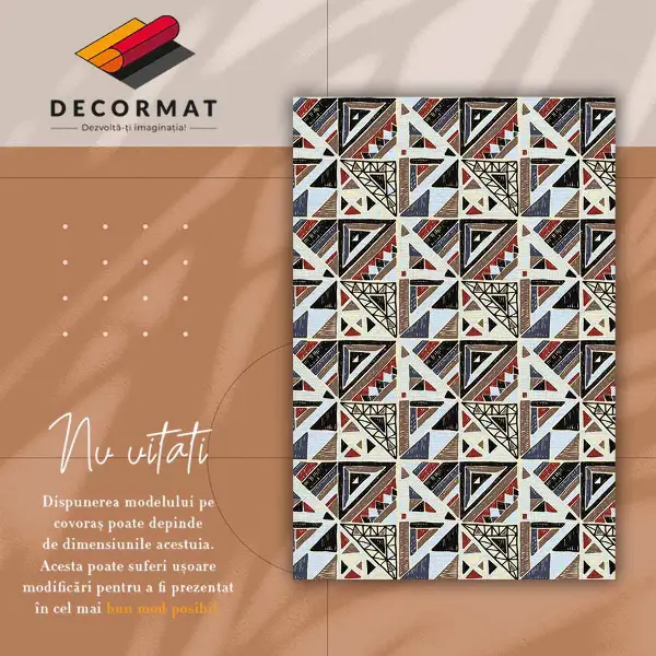 Vinilo kilimas Geometrinė mozaika