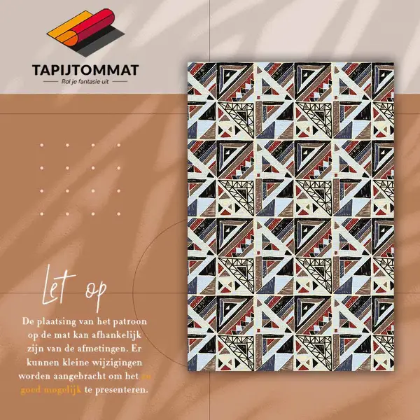 Vinilo kilimas Geometrinė mozaika