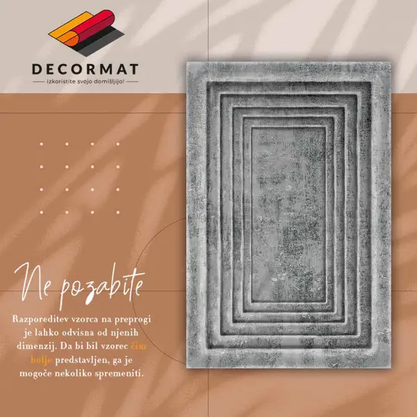 Vinilo kilimėlis Betoniniai rėmai