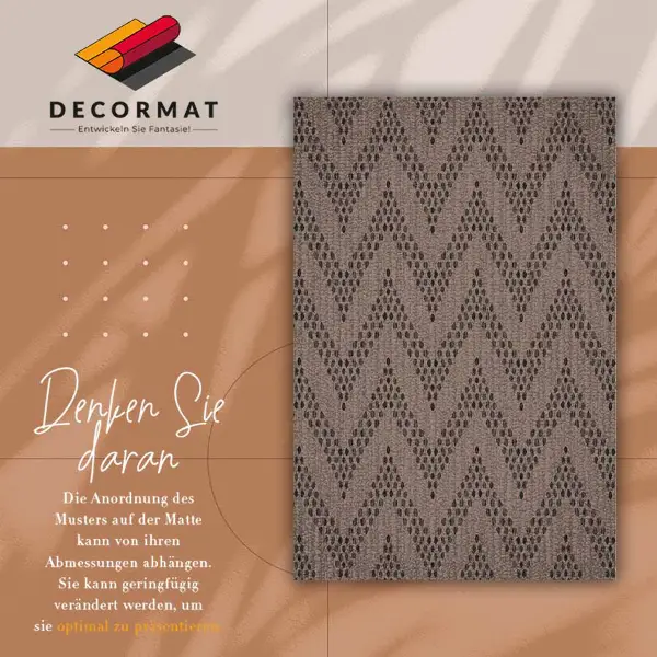 Vinilinis kilimas Chevron zigzagas