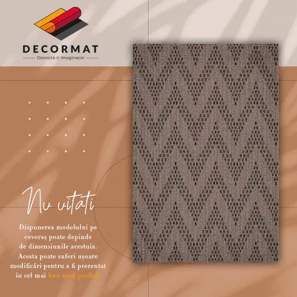 Vinilinis kilimas Chevron zigzagas
