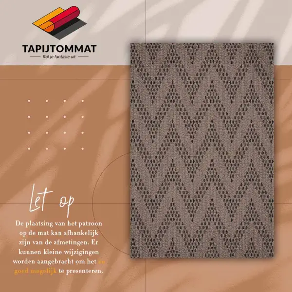 Vinilinis kilimas Chevron zigzagas