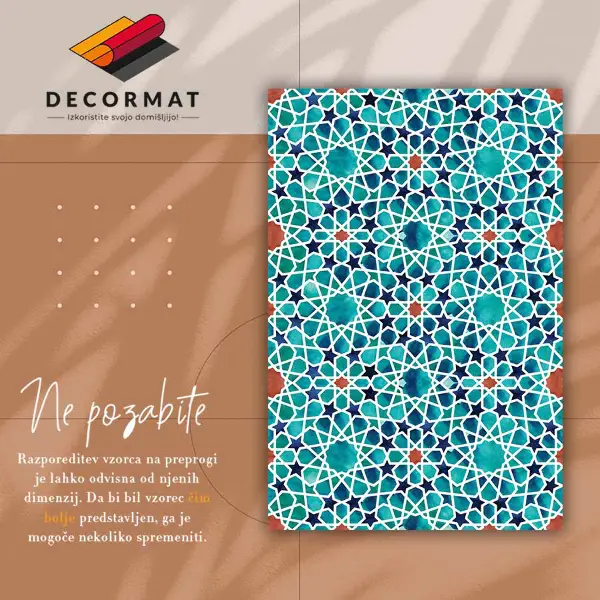 Vinilinis kilimas Geometrinės žvaigždės
