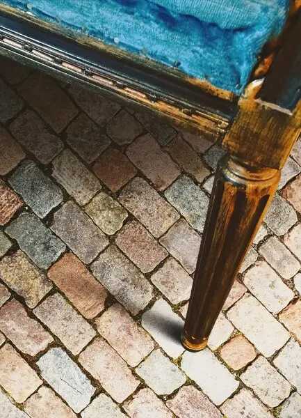 Vinilo kilimas Betono kubas