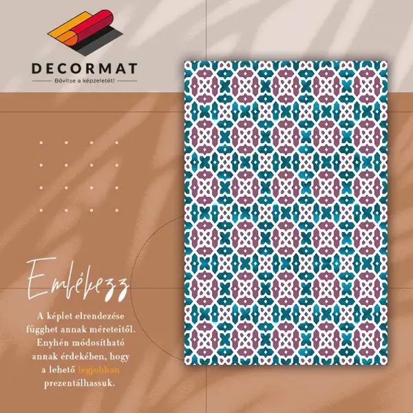 Vinilinis kilimas Geometrinės formos