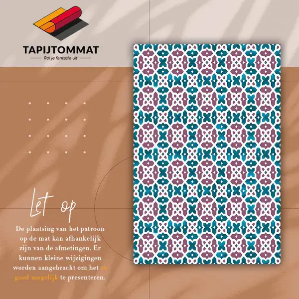 Vinilinis kilimas Geometrinės formos