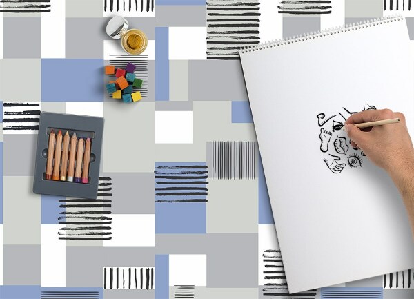 Vinilo kilimas Geometriniai stačiakampiai