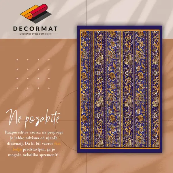 Vinilo kilimėlis Vintažinis Paisley