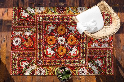Terasos kilimas Turkiškas dizainas