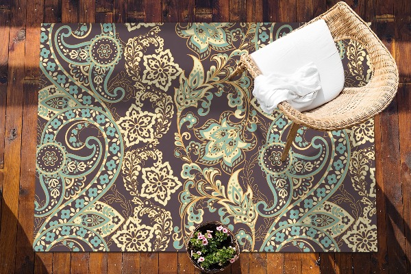 Lauko kilimas Paisley Azijos stilius