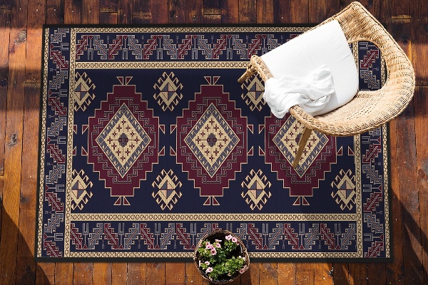 Lauko kilimas Geometrinė abstrakcija