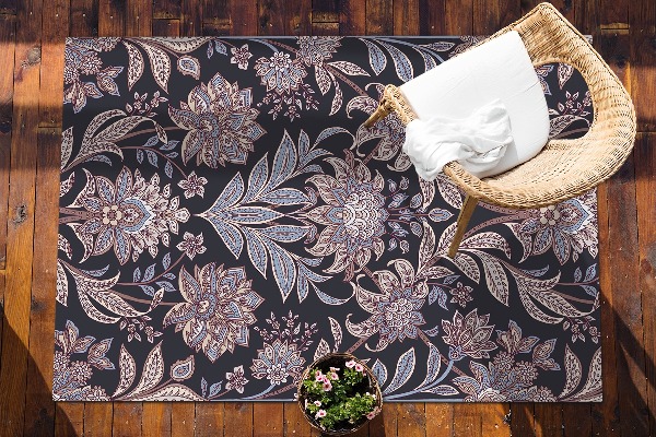Terasos kilimas Paisley spauda