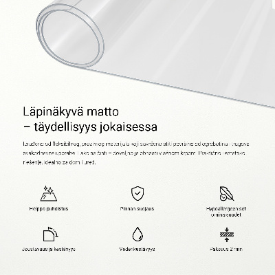 Minkštas stiklas stalui