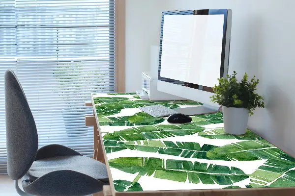 Patiesalas ant darbo stalo Egzotiški lapai