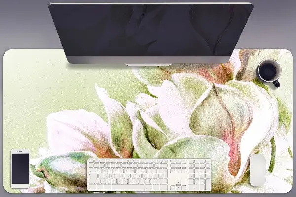 Patiesalas ant darbo stalo Magnolijos žiedai