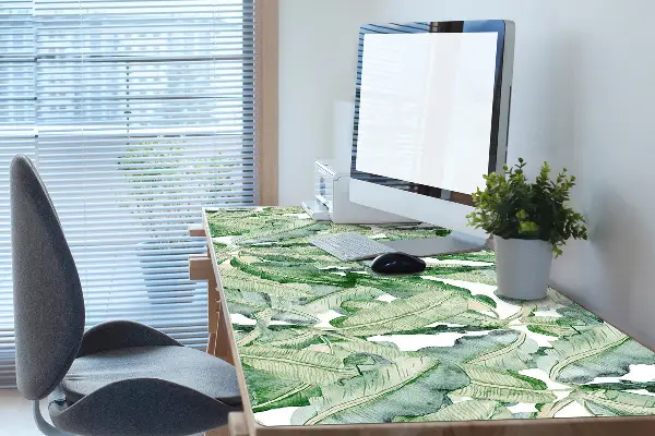Darbo stalo patiesalas Bananų lapai