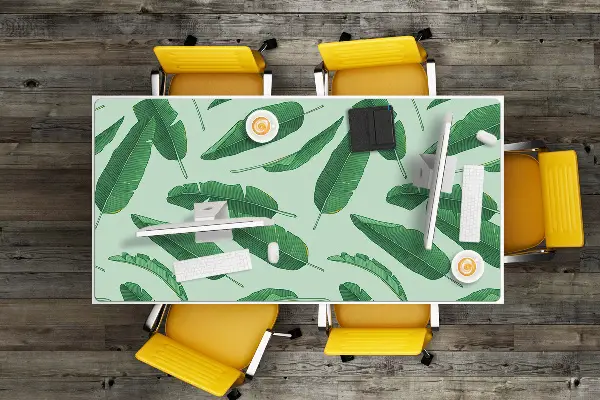 Darbo stalo patiesalas Bananų lapai