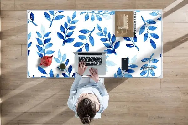 Stalo patiesalas Mėlyna akvarelė