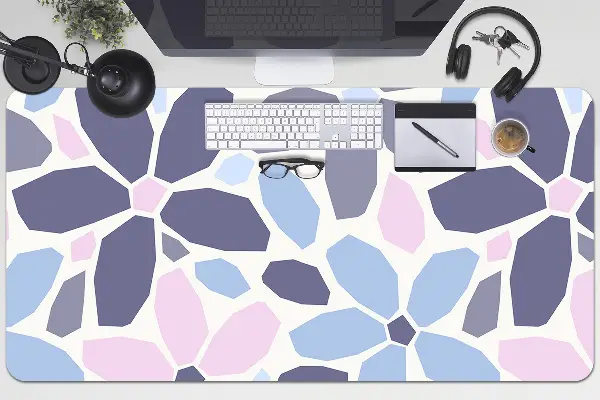 Patiesalas ant darbo stalo Geometrinės gėlės
