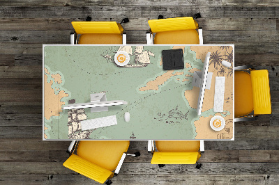 Stalo kilimėlis Lobių žemėlapis