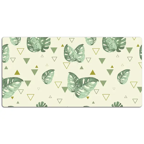 Darbo stalo patiesalas Monstera ir trikampiai