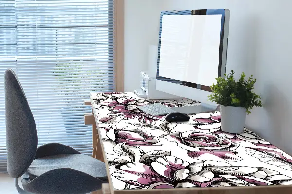 Darbo stalo patiesalas Rožės