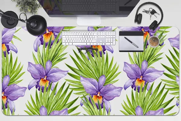 Stalo patiesalas Violetinės gėlės