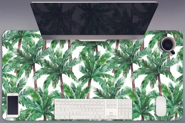 Patiesalas ant darbo stalo Tropinės palmės