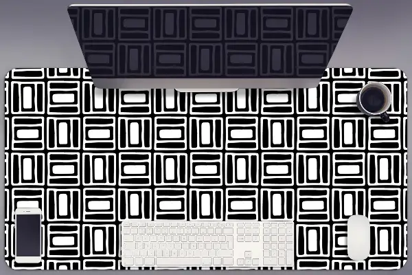 Patiesalas ant darbo stalo Geometrinis raštas