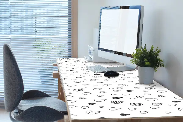 Darbo stalo patiesalas Abstraktūs lašai