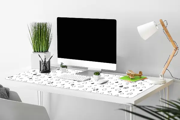 Darbo stalo patiesalas Abstraktūs lašai