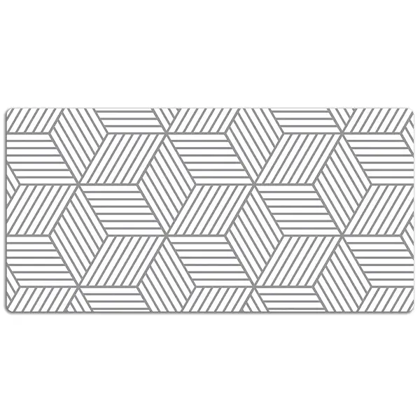 Stalo patiesalas Pilki 3D kubeliai