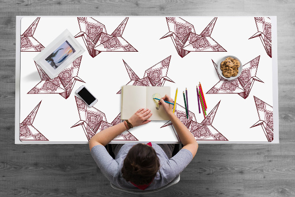 Stalo kilimėlis Origami paukščiai