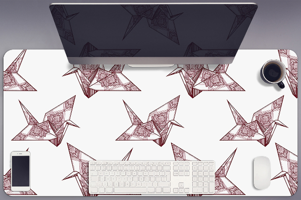 Stalo kilimėlis Origami paukščiai