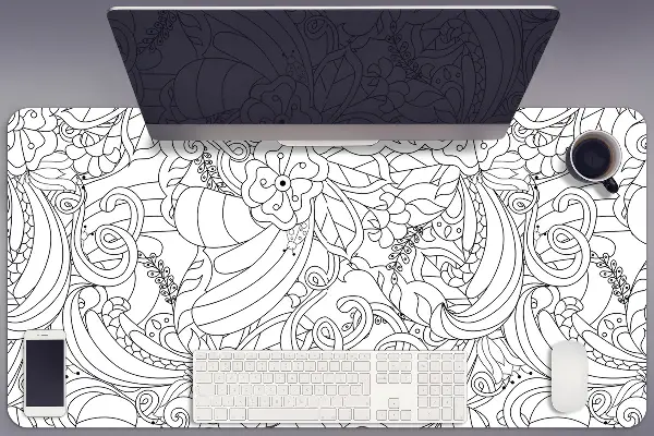 Stalo patiesalas Doodle modelis