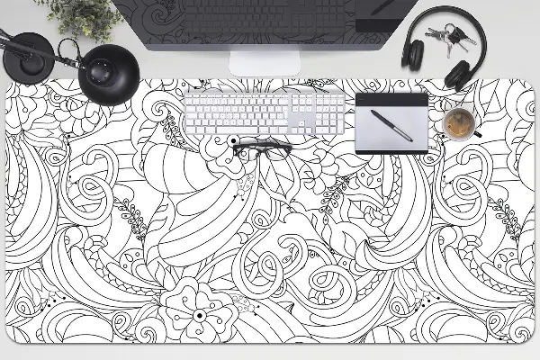 Stalo patiesalas Doodle modelis