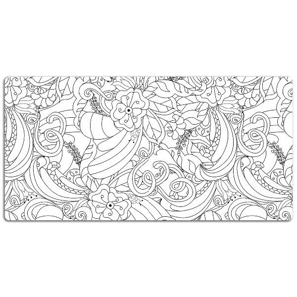 Stalo patiesalas Doodle modelis