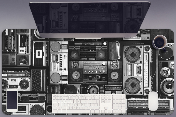 Darbo stalo patiesalas Old school boom box