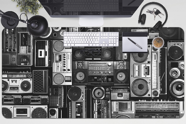 Darbo stalo patiesalas Old school boom box