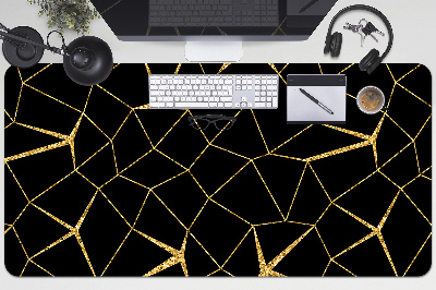 Stalo kilimėlis Auksinė ir juoda mozaika